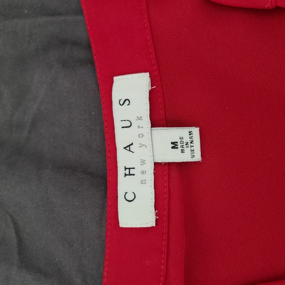 Red Casual Top